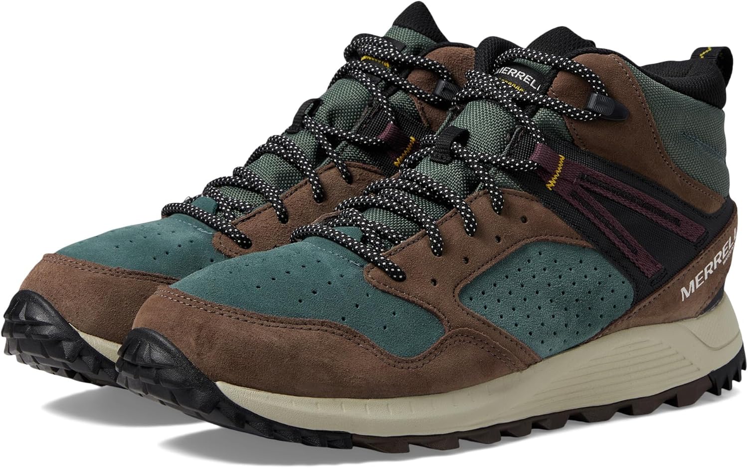 Мужские водонепроницаемые кожаные ботинки Merrell Wildwood Mid, Forest
Мужские водонепроницаемые кожаные ботинки Merrell Wildwood Mid, Forest