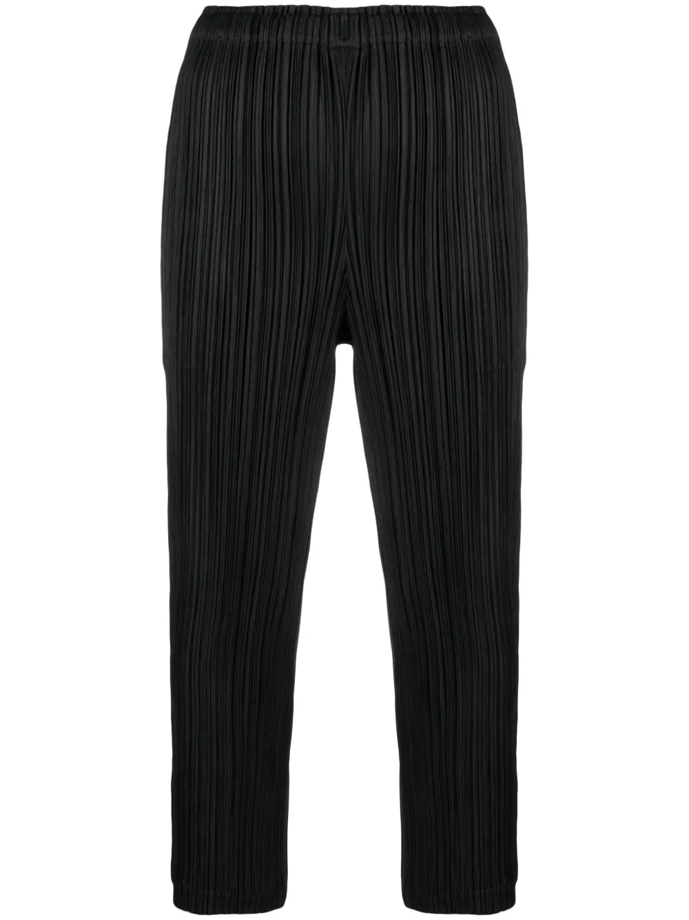 Укороченные брюки со складками Pleats Please Issey Miyake, черный
Укороченные брюки со складками Pleats Please Issey Miyake, черный