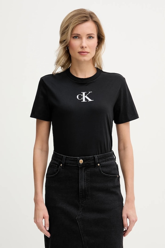 Хлопковая футболка Calvin Klein Jeans, черный
Хлопковая футболка Calvin Klein Jeans, черный