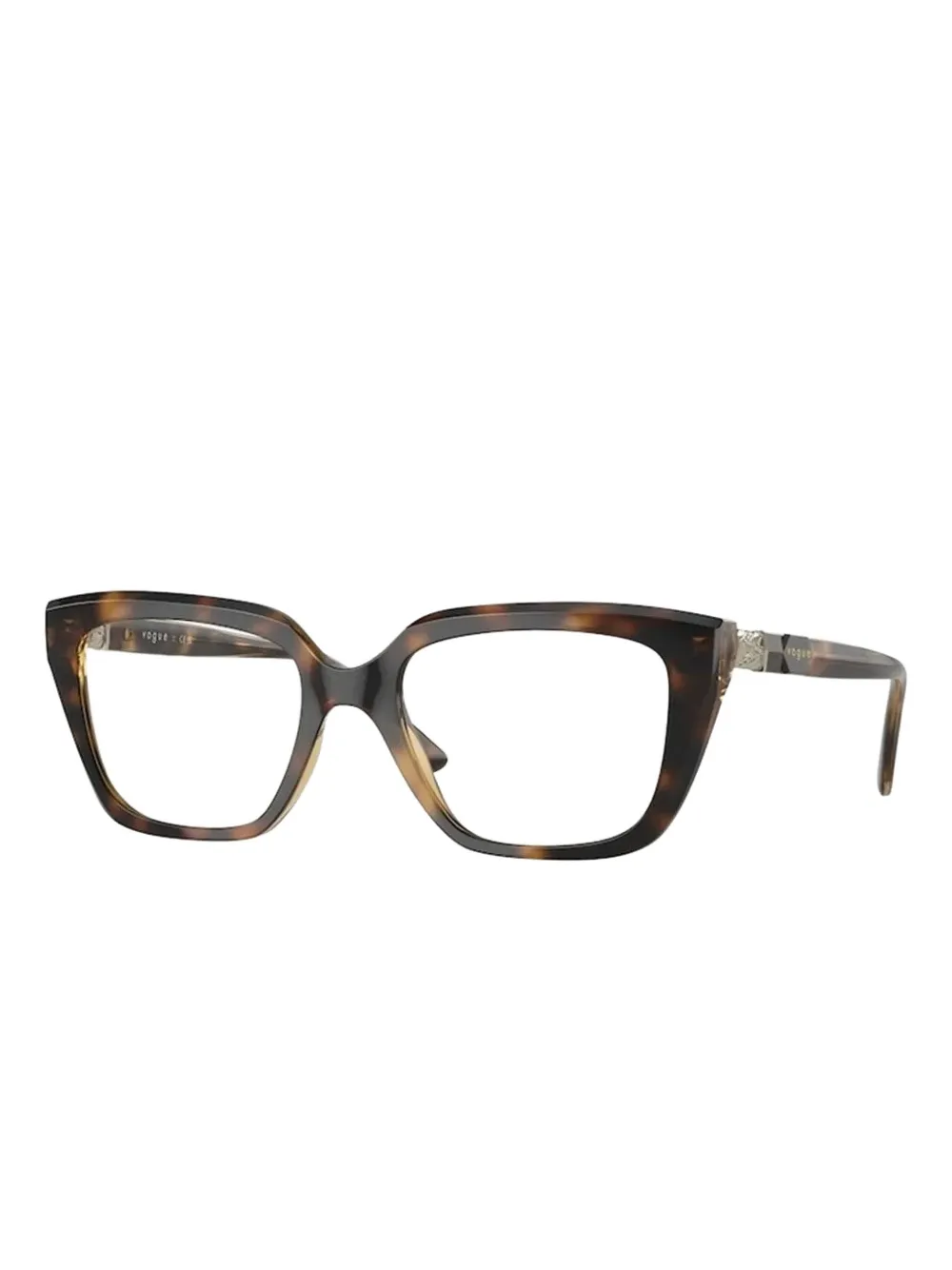 Очки в черепаховой оправе с геометрической оправой Vogue Eyewear, коричневый
Очки в черепаховой оправе с геометрической оправой Vogue Eyewear, коричневый