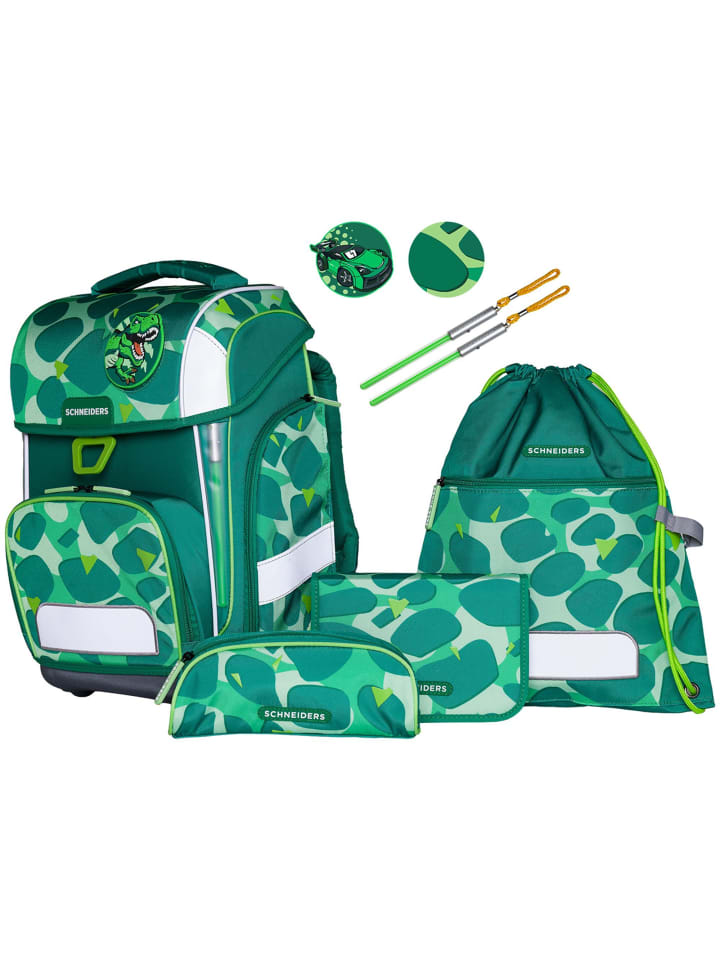 SCHNEIDERS Набор из 8 школьных сумок Ergolite с рисунком динозавров
SCHNEIDERS Набор из 8 школьных сумок Ergolite с рисунком динозавров