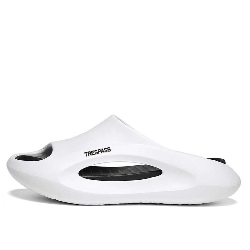TRESPASS Тихие, устойчивые к запахам и истиранию тапочки-слайды для мужчин, белые
TRESPASS Тихие, устойчивые к запахам и истиранию тапочки-слайды для мужчин, белые