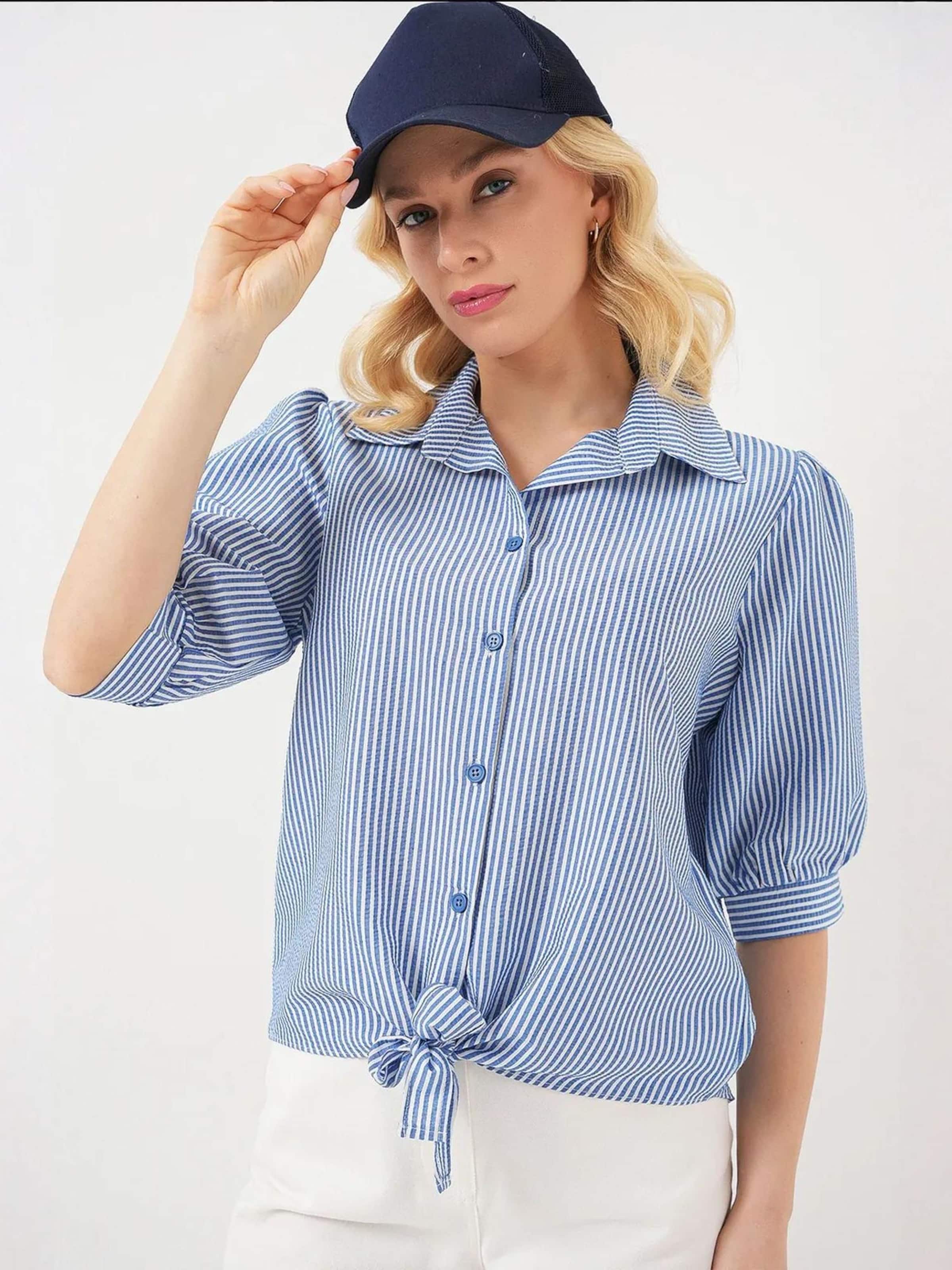 Bigdart Блузка в цвете горечавки
Bigdart Блузка в цвете горечавки