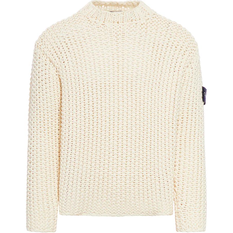 Открытый вязаный свитер STONE ISLAND, Ecru
Открытый вязаный свитер STONE ISLAND, Ecru