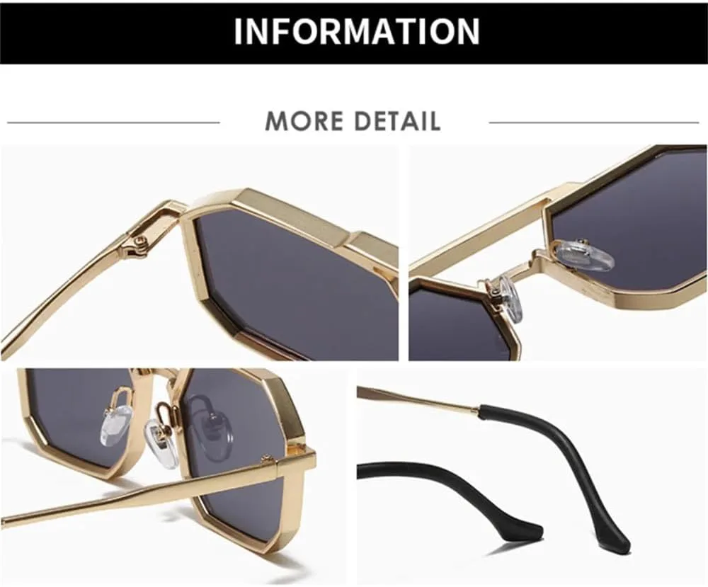 Маленькие многоугольные солнцезащитные очки для женщин в винтажном стиле, мужские панк-очки, солнцезащитные очки UV400 для защиты от солнца generic, C5 Black Red
Маленькие многоугольные солнцезащитные очки для женщин в винтажном стиле, мужские панк-очки, солнцезащитные очки UV400 для защиты от солнца generic, C5 Black Red