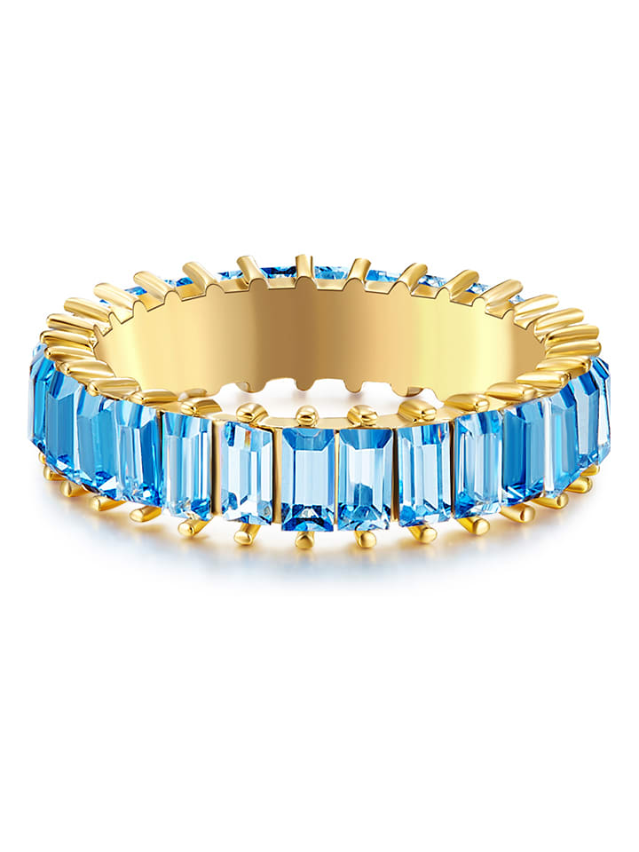 Позолоченное кольцо с кристаллами Yokoamii
Позолоченное кольцо с кристаллами Yokoamii