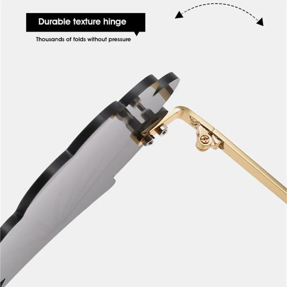 Уникальные женские солнцезащитные очки в форме цветка, без оправы, ретро-стиль, с прозрачными линзами, имитирующими текстуру ракушки, модель 2027 года MTZJH, Blue
Уникальные женские солнцезащитные очки в форме цветка, без оправы, ретро-стиль, с прозрачными линзами, имитирующими текстуру ракушки, модель 2027 года MTZJH, Blue