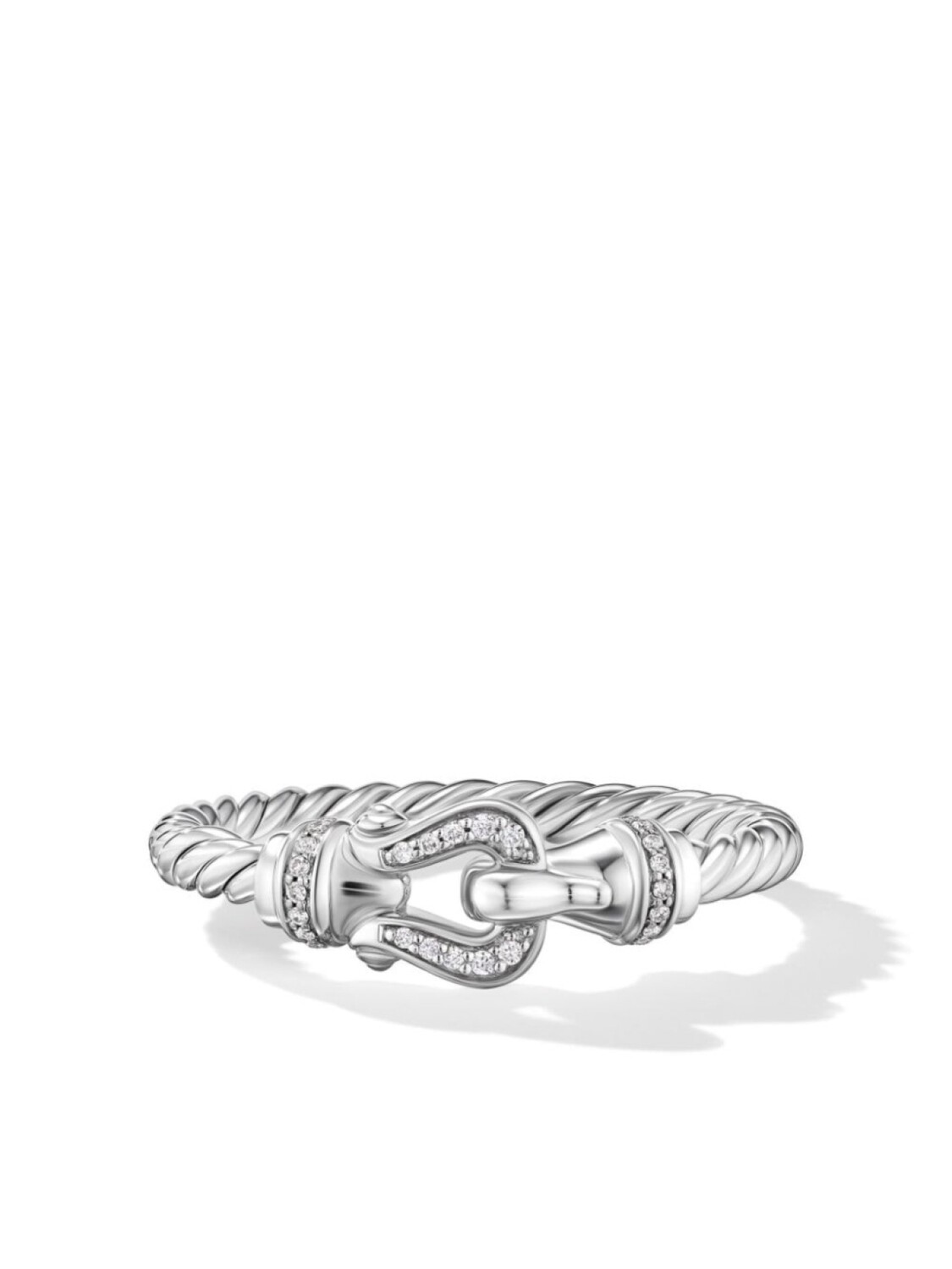 Серебряное кольцо Petite Buckle с бриллиантами David Yurman, белый
Серебряное кольцо Petite Buckle с бриллиантами David Yurman, белый