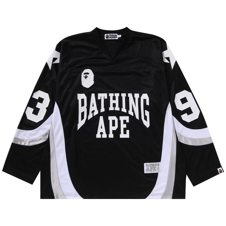 Джерси BAPE Line Camo Jacquard Logo Relaxed Fit Ice Hockey Jersey, Black
Джерси BAPE Line Camo Jacquard Logo Relaxed Fit Ice Hockey Jersey, Black