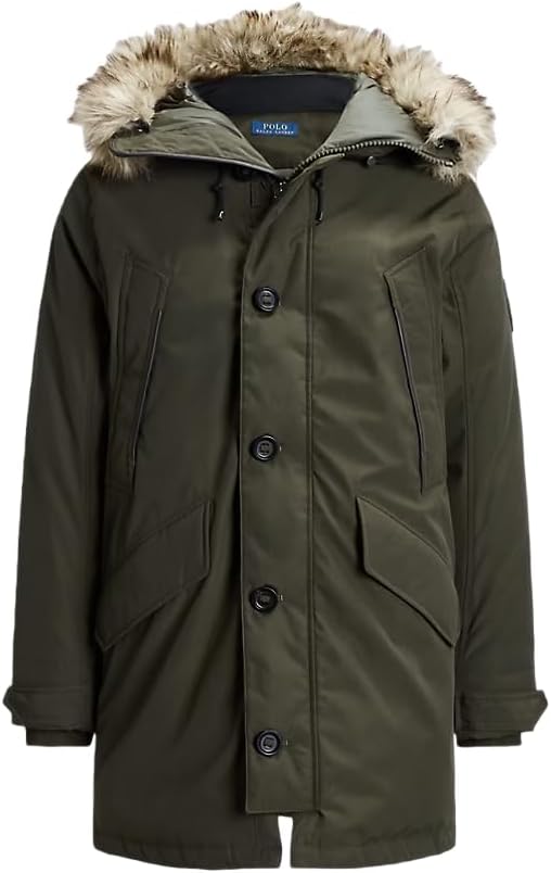 POLO RALPH LAUREN мужская водоотталкивающая парка с отделкой из искусственного меха и утеплителем пух, Estate Olive
POLO RALPH LAUREN мужская водоотталкивающая парка с отделкой из искусственного меха и утеплителем пух, Estate Olive