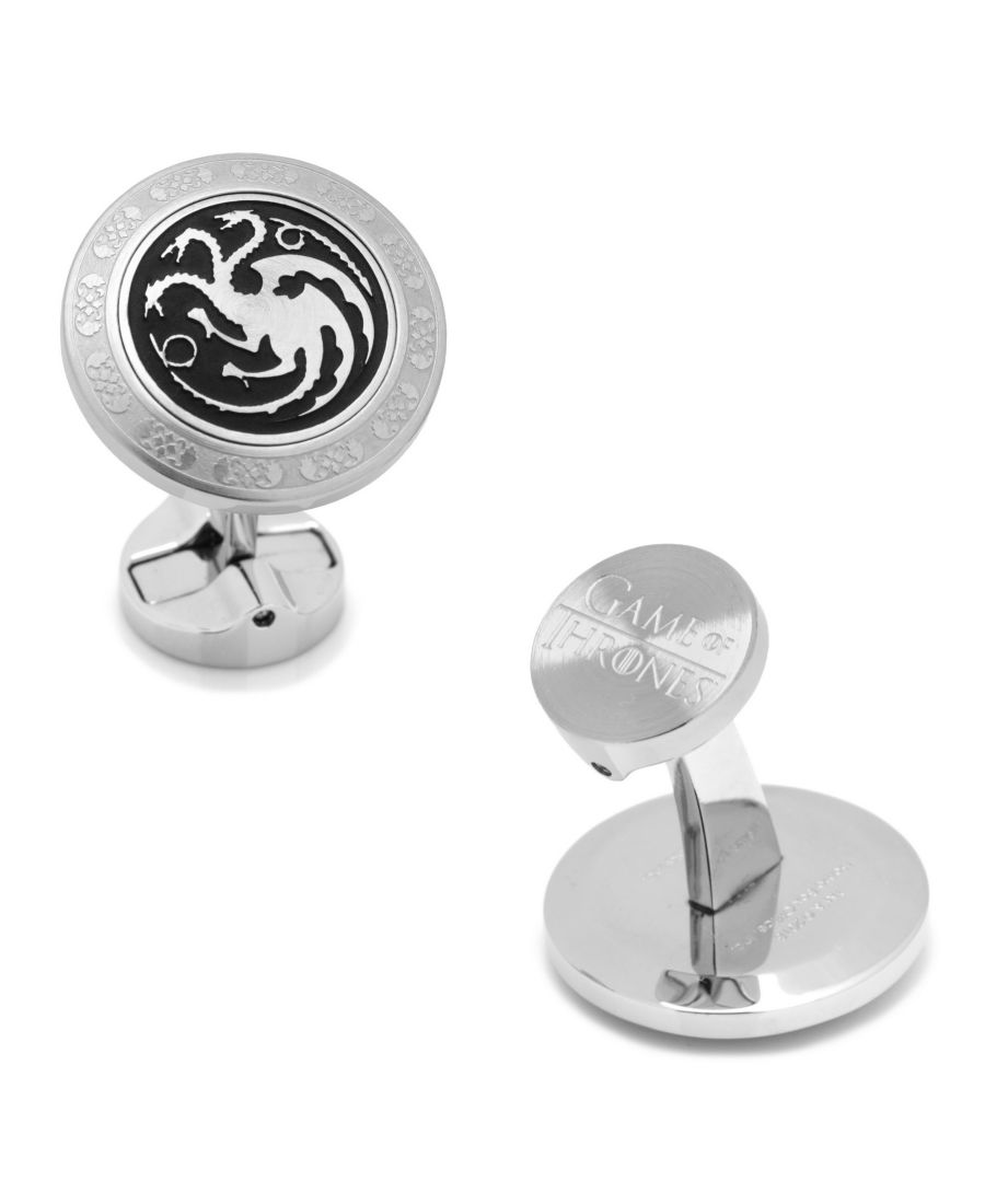 Запонки из нержавеющей стали с филигранным узором в стиле Таргариенов Cufflinks Inc, Black
Запонки из нержавеющей стали с филигранным узором в стиле Таргариенов Cufflinks Inc, Black