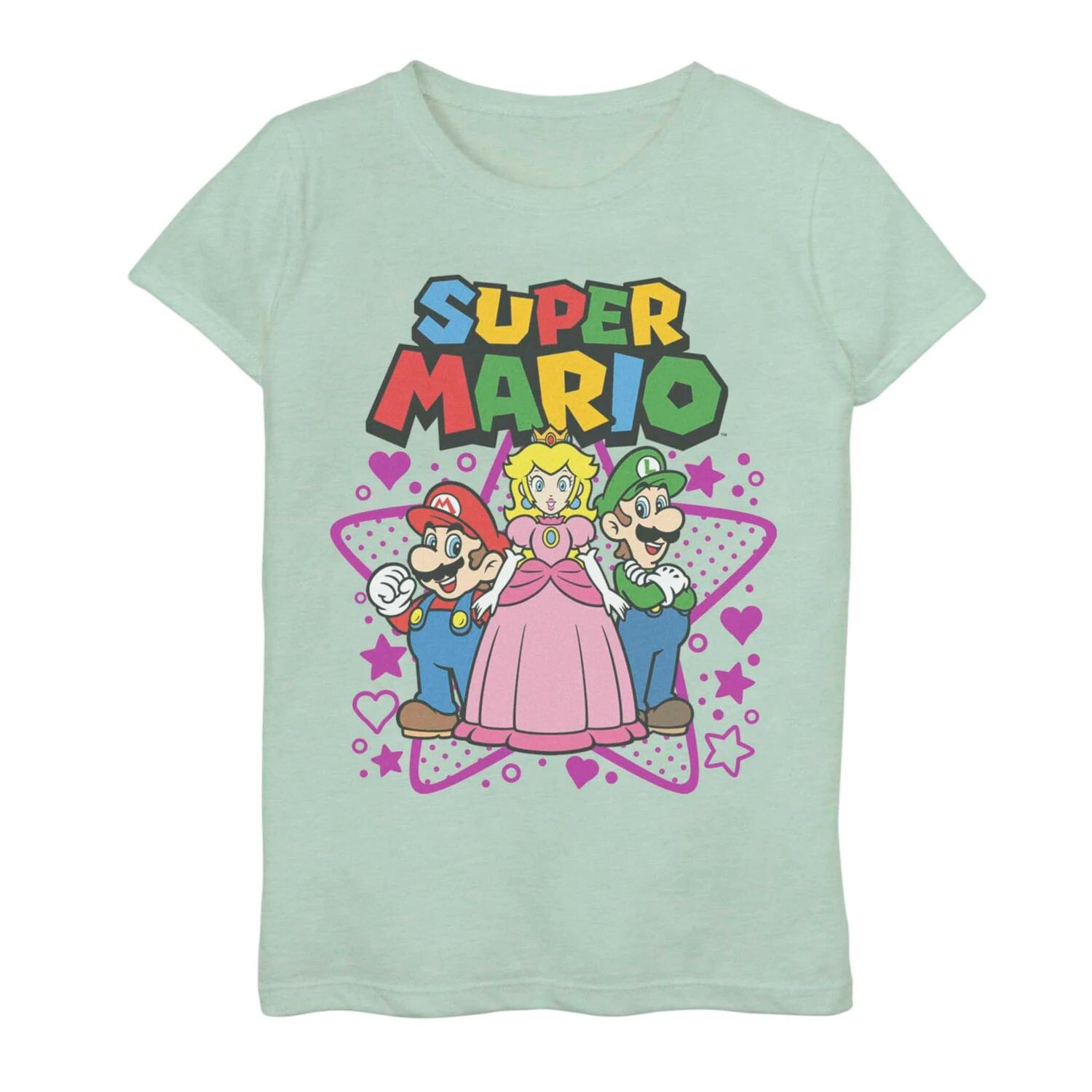 Футболка Nintendo Super Mario Classic Trio для девочек 7–16 лет Licensed Character
Футболка Nintendo Super Mario Classic Trio для девочек 7–16 лет Licensed Character