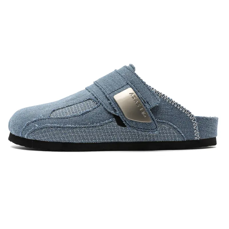 FAPAI Закрытые тапочки унисекс деним синие, цвет Denim Blue 
FAPAI Закрытые тапочки унисекс деним синие, цвет Denim Blue