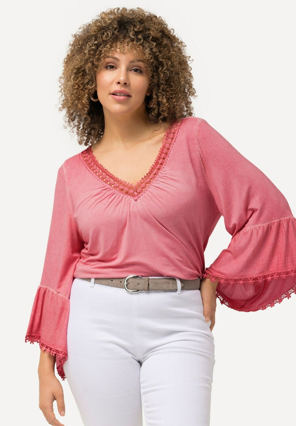 Блуза Ulla Popken, розовый
Блуза Ulla Popken, розовый