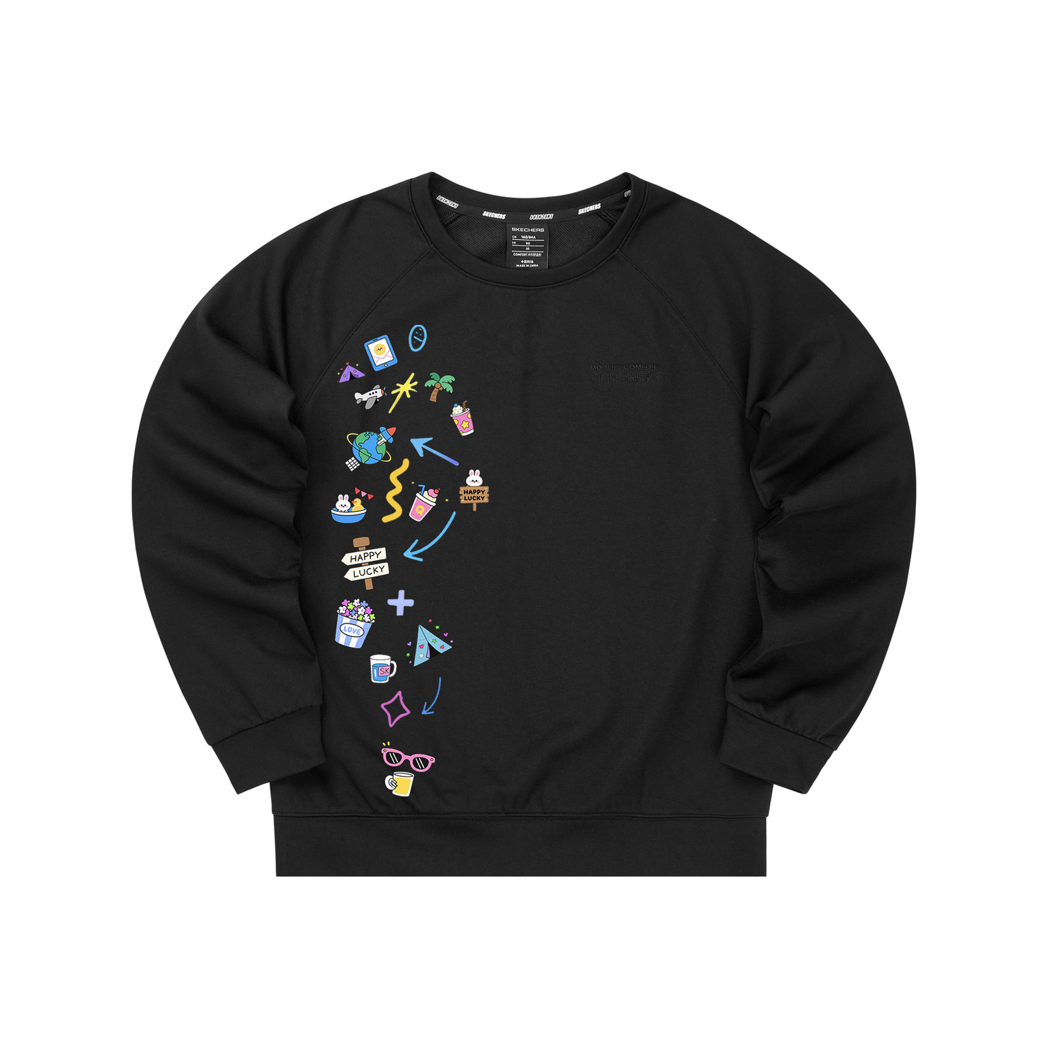Повседневный свитшот Unisex Skechers, черный
Повседневный свитшот Unisex Skechers, черный