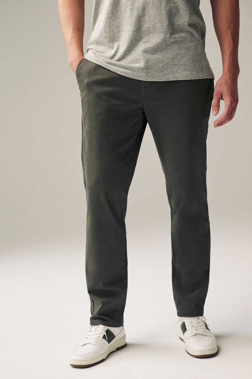 Брюки-чиносы стрейч Next, зеленый
Брюки-чиносы стрейч Next, зеленый