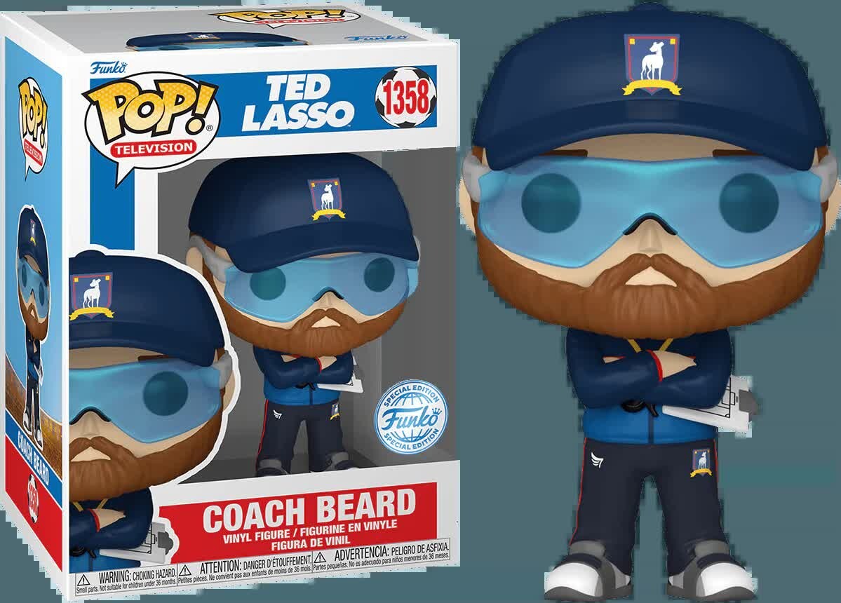 Funko POP Ted Lasso 1358 Coach Beard, специальное издание Funko POP!
Funko POP Ted Lasso 1358 Coach Beard, специальное издание Funko POP!