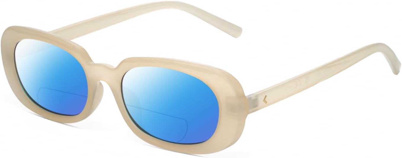Солнцезащитные очки для чтения Calabria K+K VANESSA овальной формы с поляризованными линзами и бифокальной оправой, модные дизайнерские очки для чтения с бифокальными линзами, Milky Beige Crystal/Blue Mirror Lens
Солнцезащитные очки для чтения Calabria K+K VANESSA овальной формы с поляризованными линзами и бифокальной оправой, модные дизайнерские очки для чтения с бифокальными линзами, Milky Beige Crystal/Blue Mirror Lens