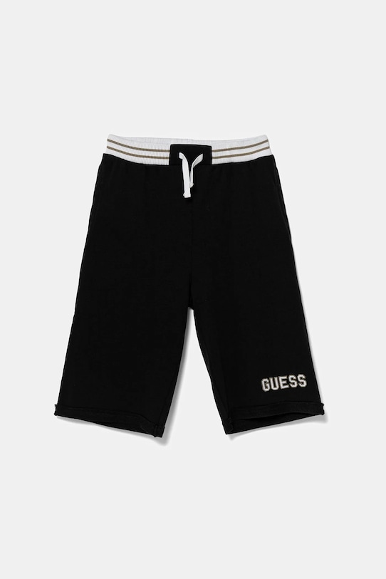 Хлопковые детские шорты Guess, черный
Хлопковые детские шорты Guess, черный