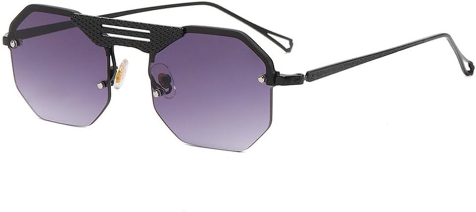 Винтажные безободковые солнцезащитные очки LVTFCO из сплава для мужчин, градиентные солнцезащитные очки для женщин, металлические овальные очки, черные и коричневые, 1
Винтажные безободковые солнцезащитные очки LVTFCO из сплава для мужчин, градиентные солнцезащитные очки для женщин, металлические овальные очки, черные и коричневые, 1