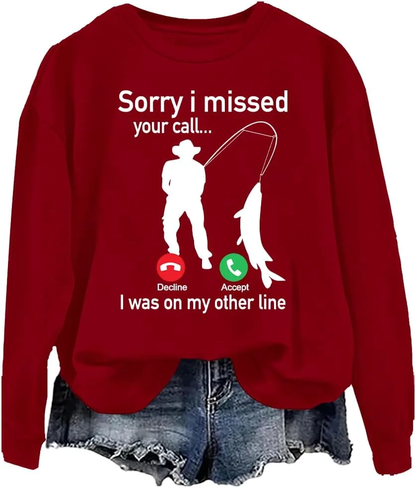 Толстовка с принтом "Извини, пропустил звонок, был на другой линии" для любителей рыбалки waqulks
Толстовка с принтом "Извини, пропустил звонок, был на другой линии" для любителей рыбалки waqulks