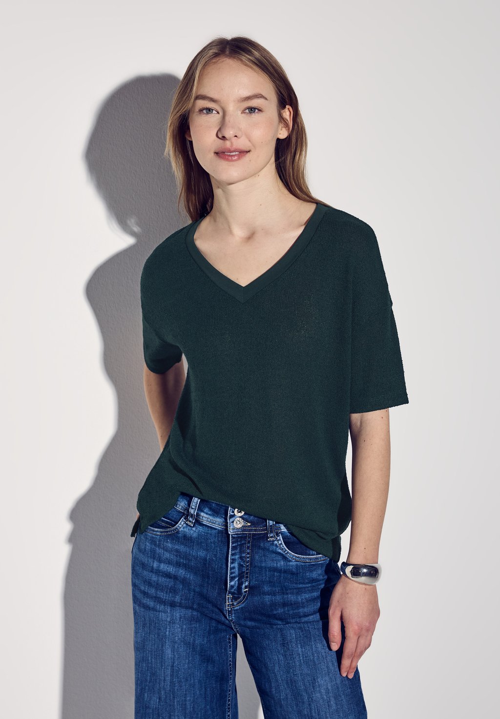 Базовая футболка Street One, зеленый
Базовая футболка Street One, зеленый