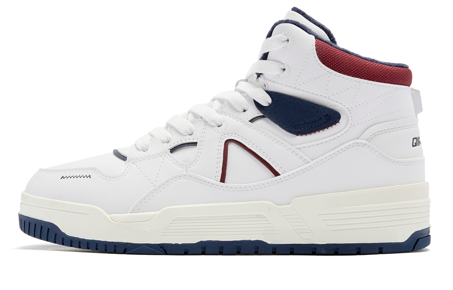 QIAODAN Кроссовки для скейтбординга мужские, высокие, белые, красные, синие
QIAODAN Кроссовки для скейтбординга мужские, высокие, белые, красные, синие