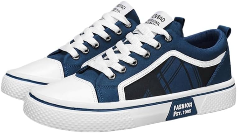 Мужские повседневные канвасовые кроссовки большого размера с плоской подошвой, для ежедневного ношения, для кампуса и путешествий, с круглым носком, на все сезоны Fusecottc, синий
Мужские повседневные канвасовые кроссовки большого размера с плоской подошвой, для ежедневного ношения, для кампуса и путешествий, с круглым носком, на все сезоны Fusecottc, синий