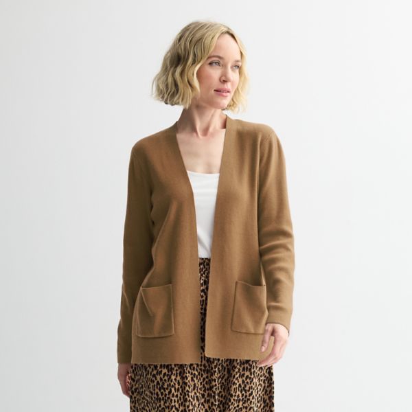 Женский гладкий кардиган с открытой передней частью Croft & Barrow, цвет camel
Женский гладкий кардиган с открытой передней частью Croft & Barrow, цвет camel