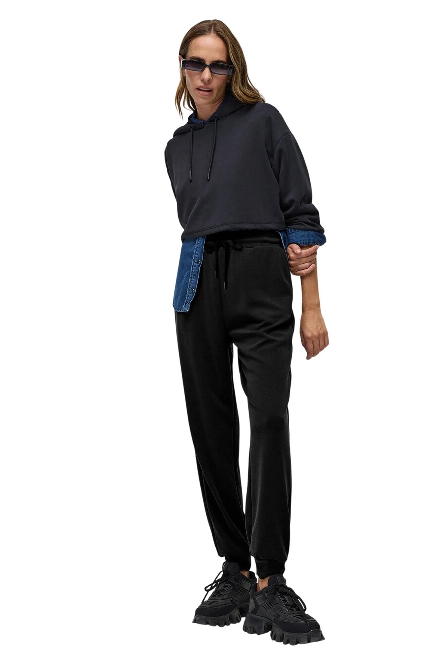 Зауженные брюки No Matter What, черный
Зауженные брюки No Matter What, черный