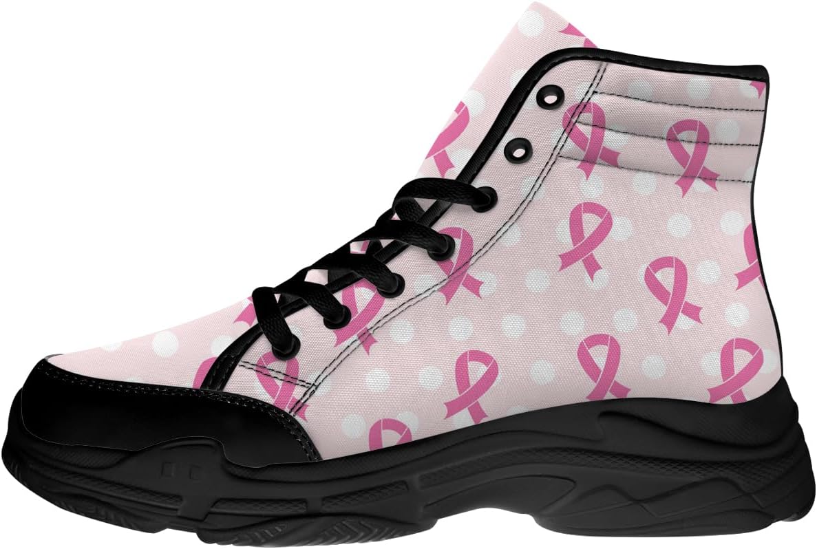 Кеды на шнуровке высокие для женщин и мужчин с принтом «Рак груди», подарки для нее и него Quorax, розовый
Кеды на шнуровке высокие для женщин и мужчин с принтом «Рак груди», подарки для нее и него Quorax, розовый