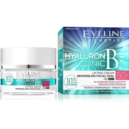 Biohyaluronic 4D Концентрированный дневной и ночной крем 50+ 50мл, Eveline
Biohyaluronic 4D Концентрированный дневной и ночной крем 50+ 50мл, Eveline