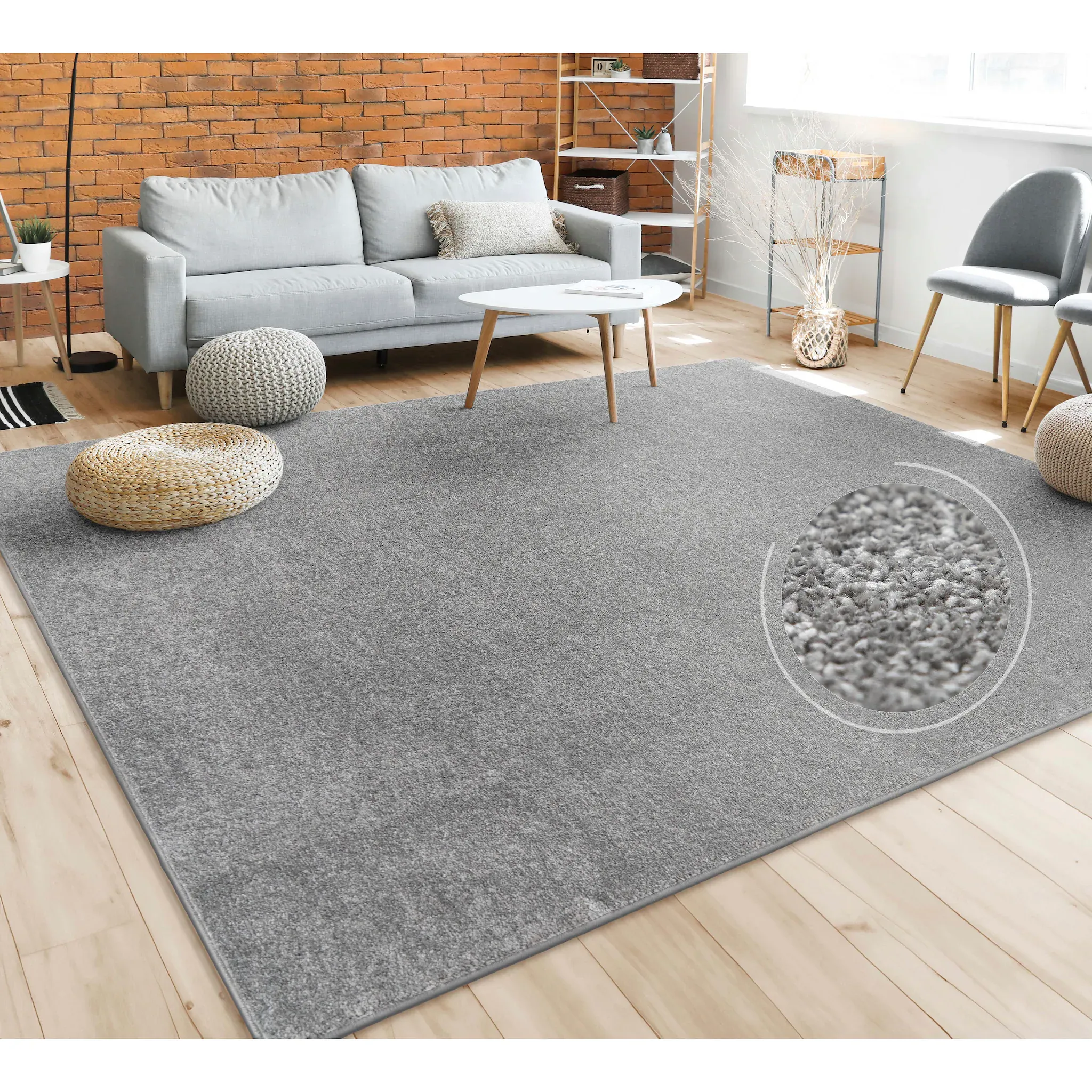 Ковер Paco Home «Porto 890», прямоугольный, высота 13 мм, короткий ворс, однотонный, идеально подходит для гостиной и спальни, антрацит
Ковер Paco Home «Porto 890», прямоугольный, высота 13 мм, короткий ворс, однотонный, идеально подходит для гостиной и спальни, антрацит