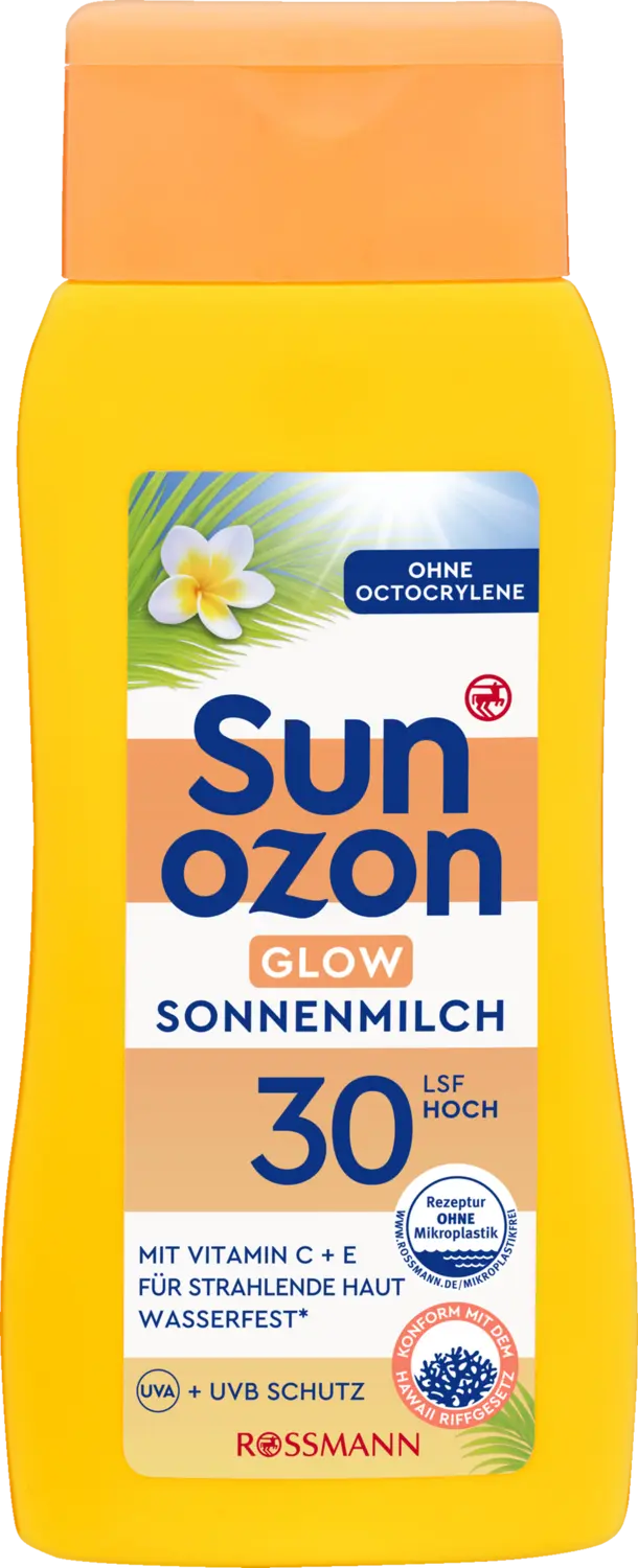 Солнцезащитный крем sunozon Glow Sonnenmilch LSF 30 
Солнцезащитный крем sunozon Glow Sonnenmilch LSF 30
