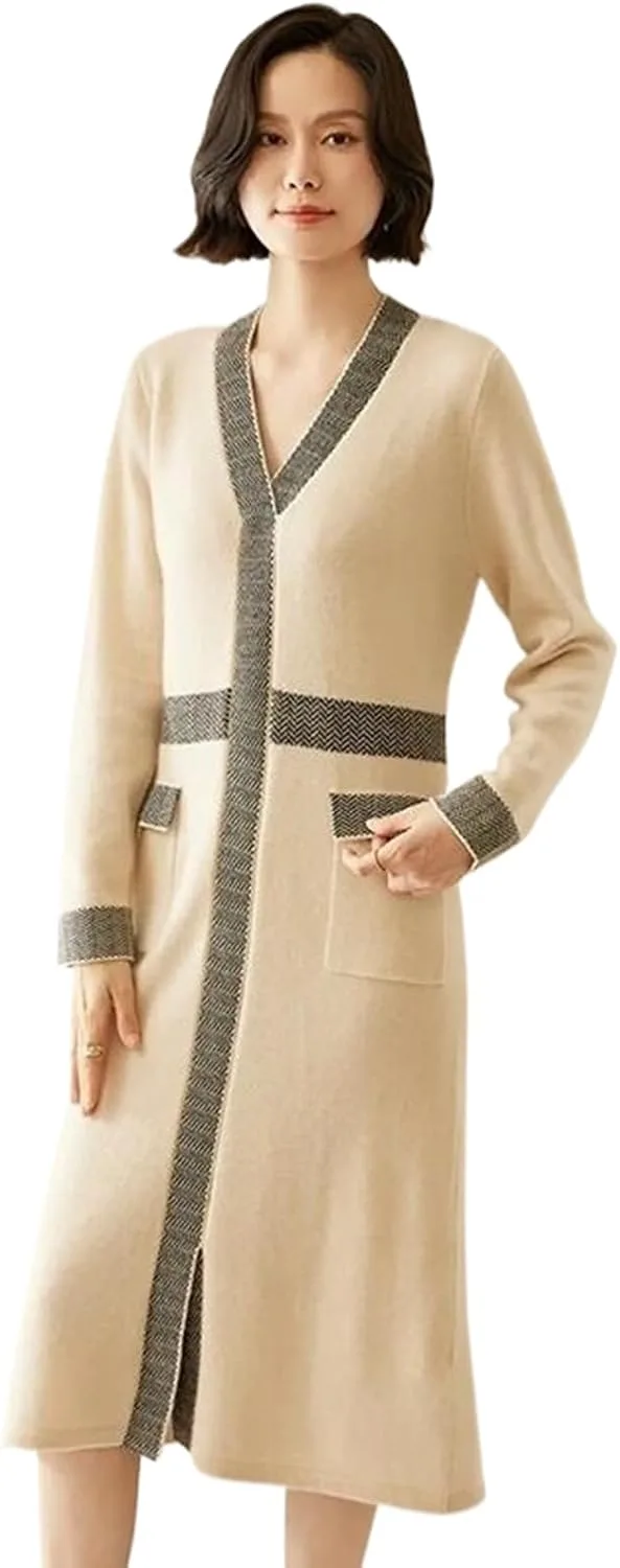 Женское длинное платье из кашемира с V-образным вырезом FSSNHQHCJ
Женское длинное платье из кашемира с V-образным вырезом FSSNHQHCJ