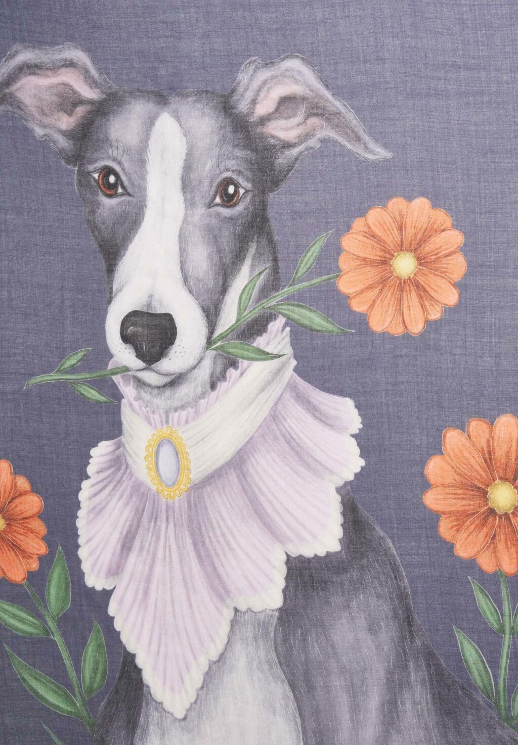 Шарф CATHERINE ROWE PET PORTRAITS WHIPPET MEDIEVAL LIGHTWEIGHT FABLE ENGLAND, серый
Шарф CATHERINE ROWE PET PORTRAITS WHIPPET MEDIEVAL LIGHTWEIGHT FABLE ENGLAND, серый