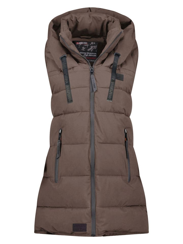 ANAPURNA Стеганый жилет "Долбана" коричневого цвета
ANAPURNA Стеганый жилет "Долбана" коричневого цвета