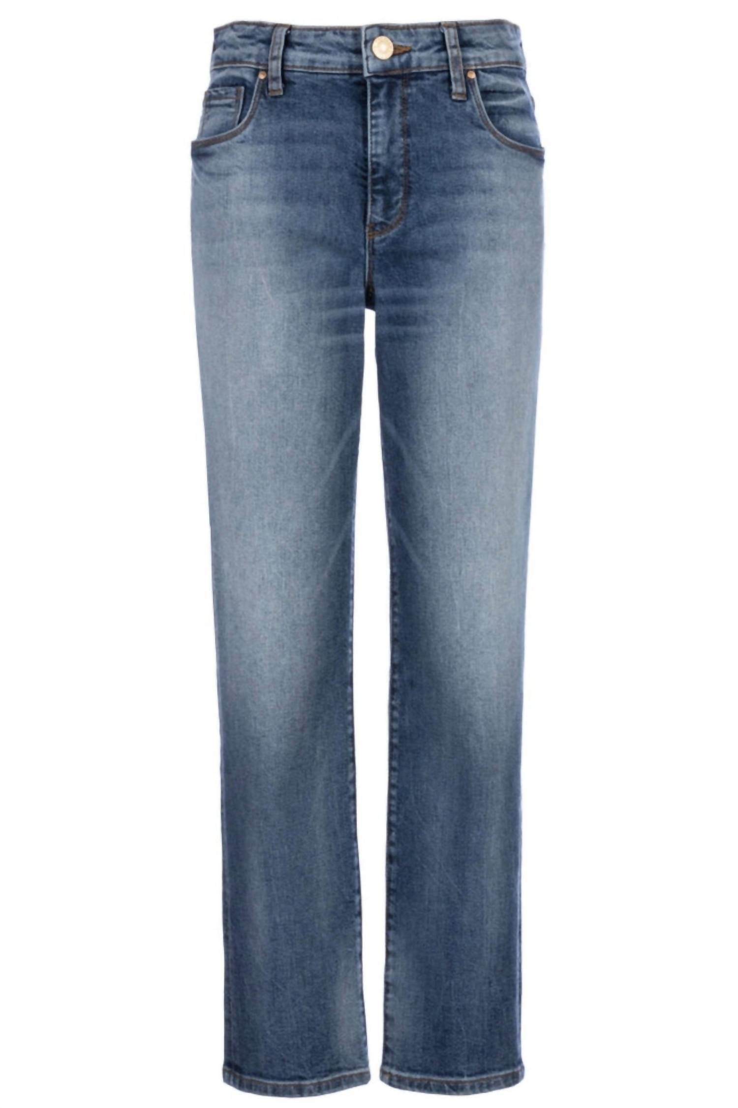 Женские джинсы Reese High Rise Fab Ab Ankle Straight Jeans, средняя посадка KUT FROM THE KLOTH, цвет medium wash
Женские джинсы Reese High Rise Fab Ab Ankle Straight Jeans, средняя посадка KUT FROM THE KLOTH, цвет medium wash