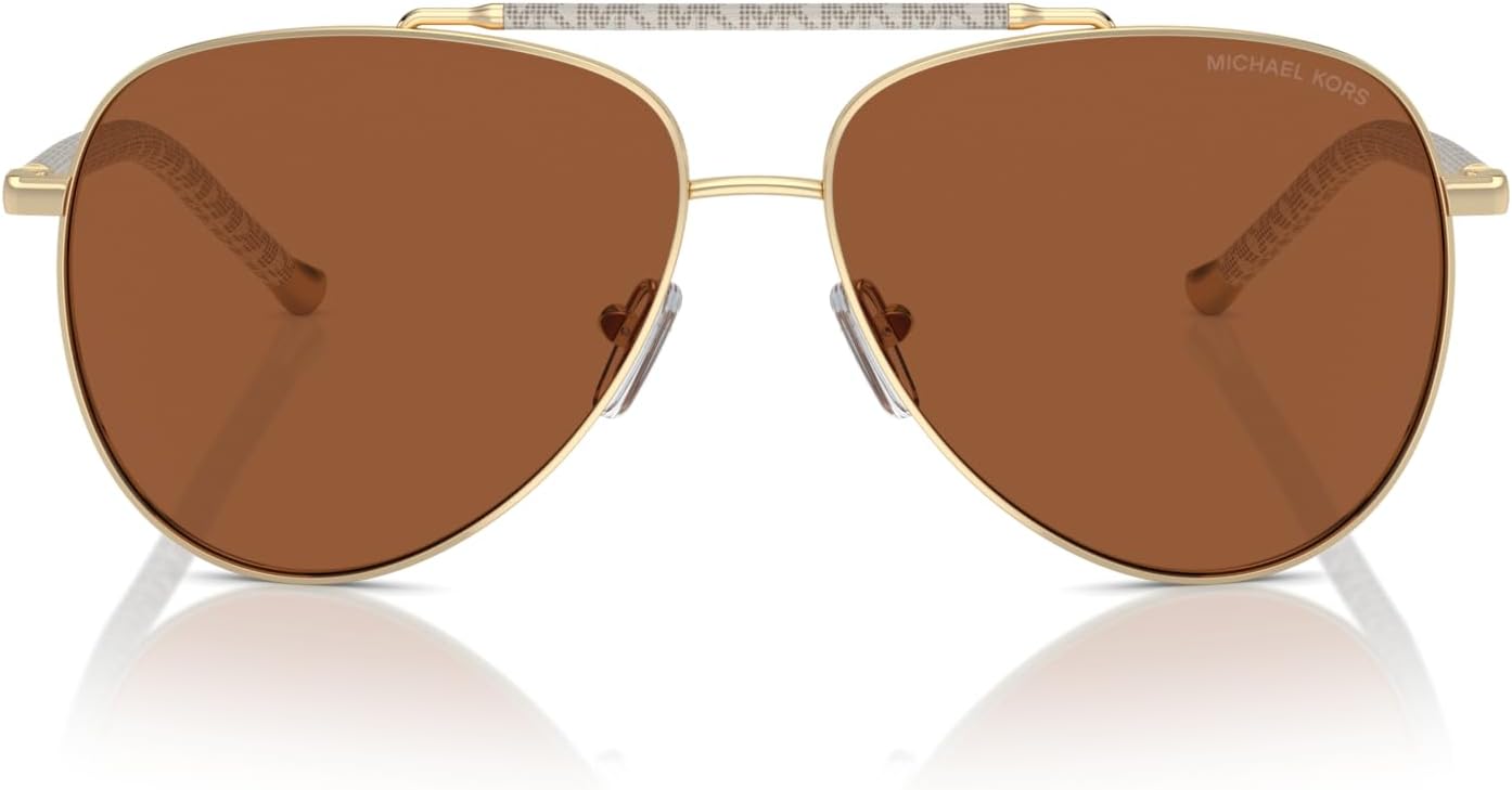 Michael Kors женские солнцезащитные очки-авиаторы Mk1146 Portugal, Shiny Light Gold /Brown Solid
Michael Kors женские солнцезащитные очки-авиаторы Mk1146 Portugal, Shiny Light Gold /Brown Solid