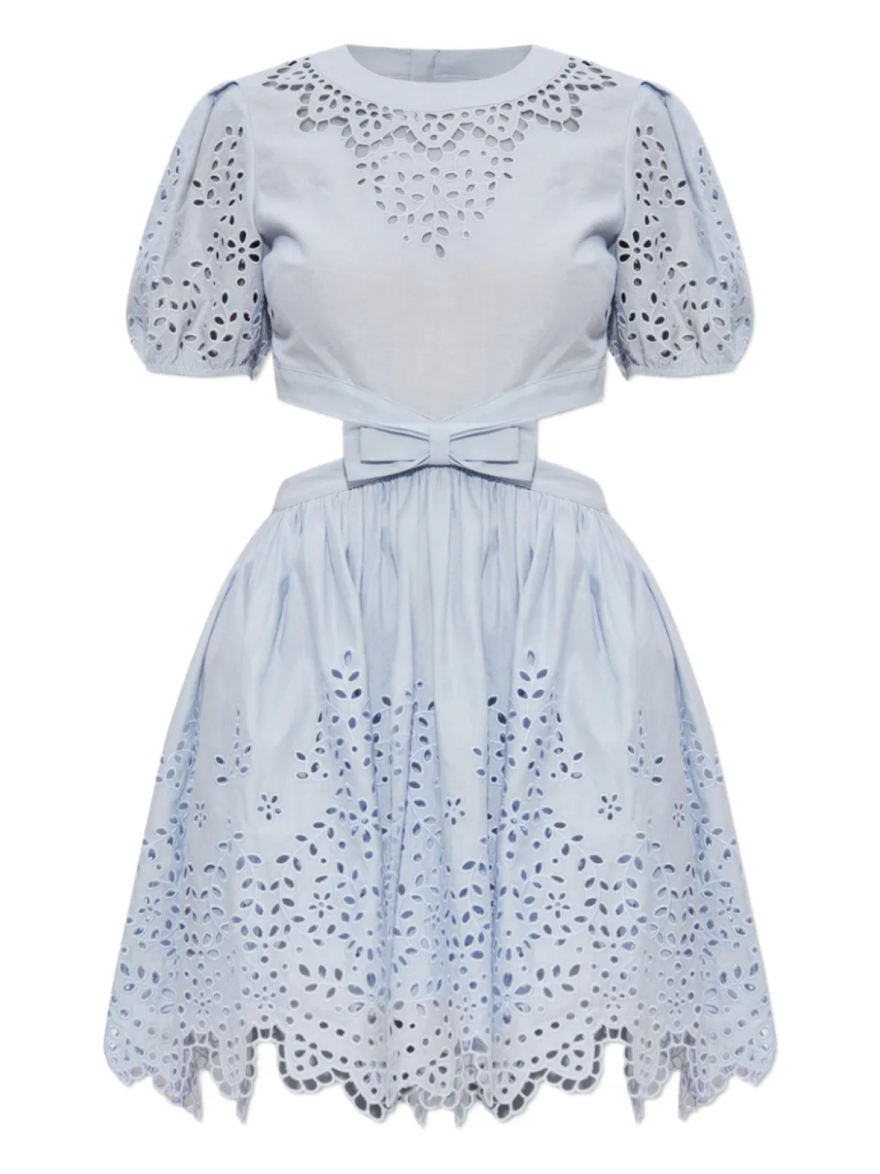 Платье из льна и хлопка Self-Portrait, синий
Платье из льна и хлопка Self-Portrait, синий