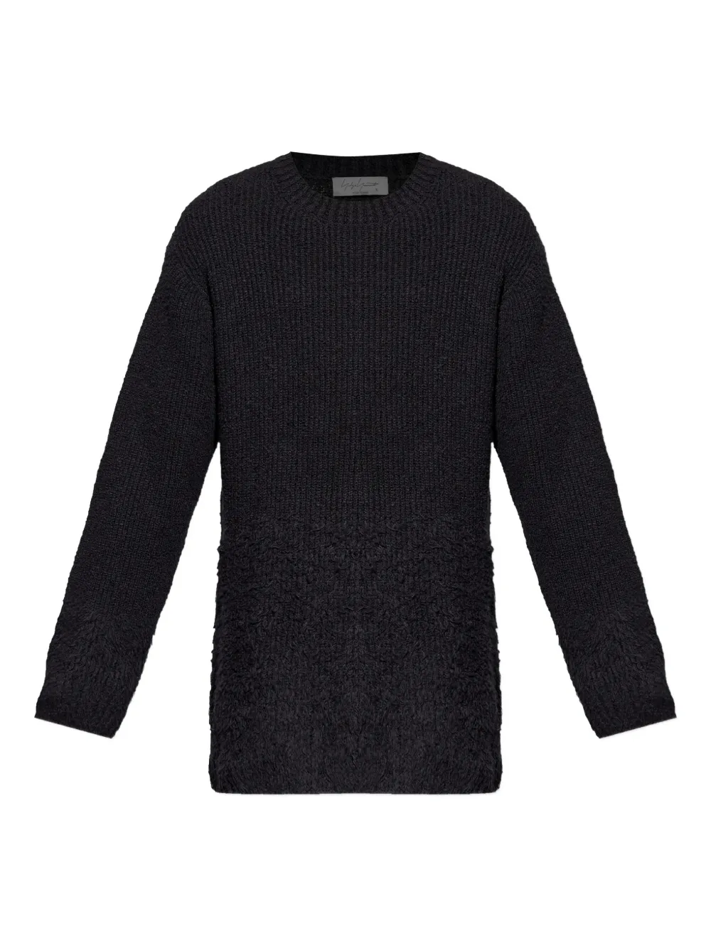 Джемпер в рубчик Yohji Yamamoto, черный
Джемпер в рубчик Yohji Yamamoto, черный