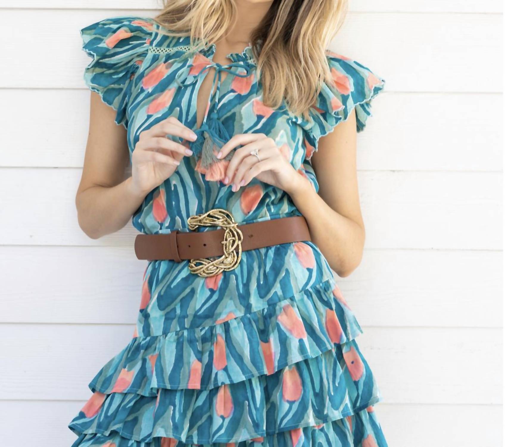 Топ Chloe в зеленом/персиковом цвете ALLISON NEW YORK
Топ Chloe в зеленом/персиковом цвете ALLISON NEW YORK