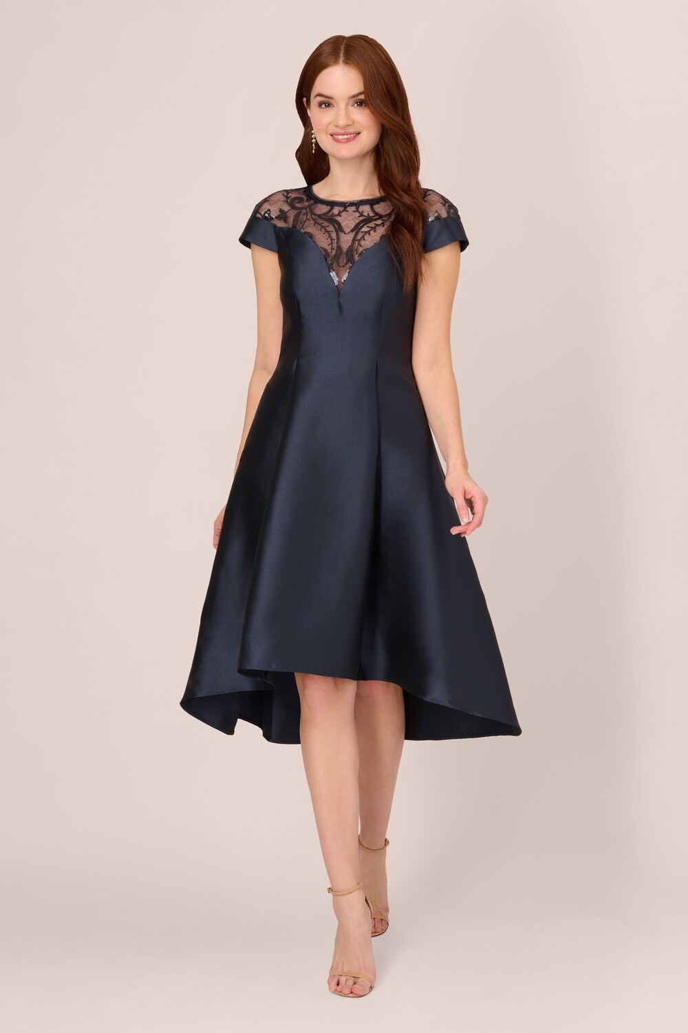 Короткое платье из микадо студии Adrianna Papell, синий
Короткое платье из микадо студии Adrianna Papell, синий