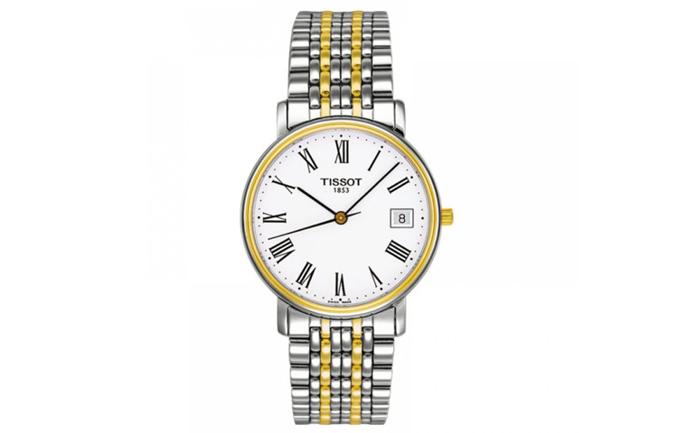 TISSOT Классическая коллекция кварцевый механизм мужские часы 34 мм белый циферблат T52.2.481.13
TISSOT Классическая коллекция кварцевый механизм мужские часы 34 мм белый циферблат T52.2.481.13