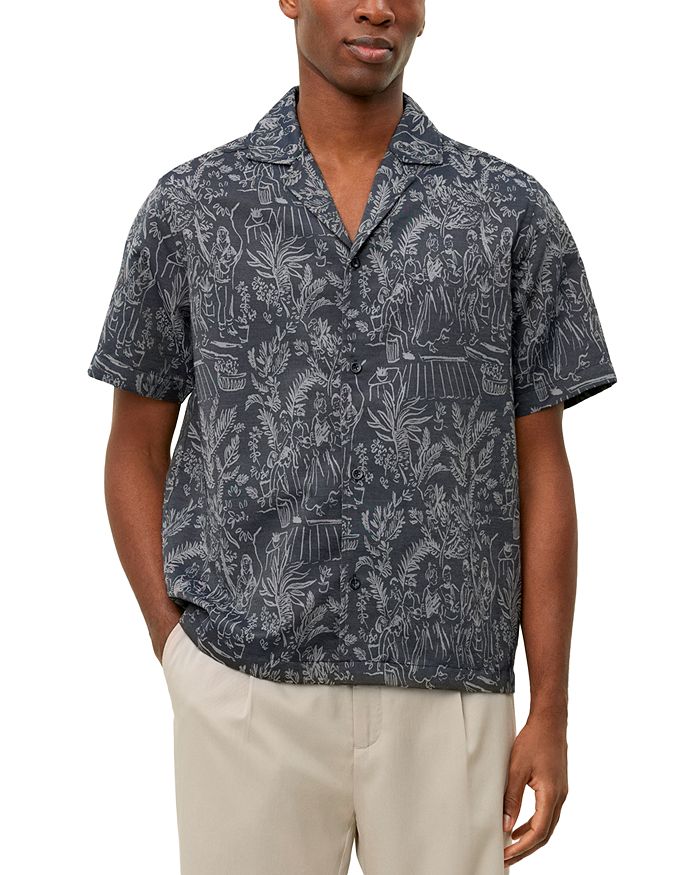 Танцующая камфортная рубашка с жаккардовым принтом Les Deux, синий
Танцующая камфортная рубашка с жаккардовым принтом Les Deux, синий