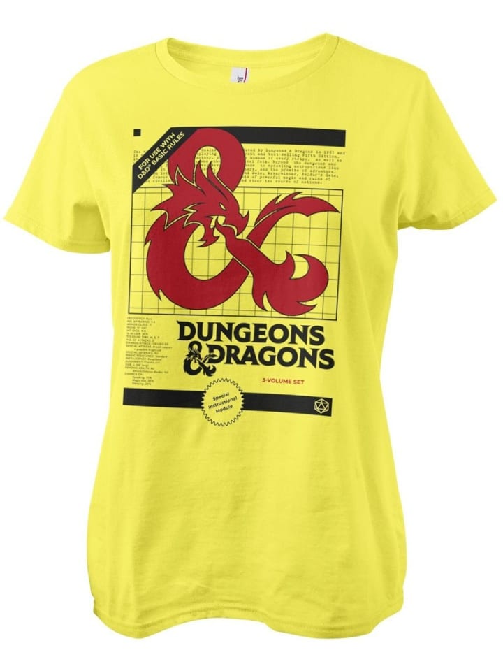 Футболка D&D 3 Volume Set Girly Tee желтого цвета Dungeons And Dragons, Желтый, Футболка D&D 3 Volume Set Girly Tee желтого цвета Dungeons And Dragons
Футболка D&D 3 Volume Set Girly Tee желтого цвета Dungeons And Dragons, Желтый, Футболка D&D 3 Volume Set Girly Tee желтого цвета Dungeons And Dragons