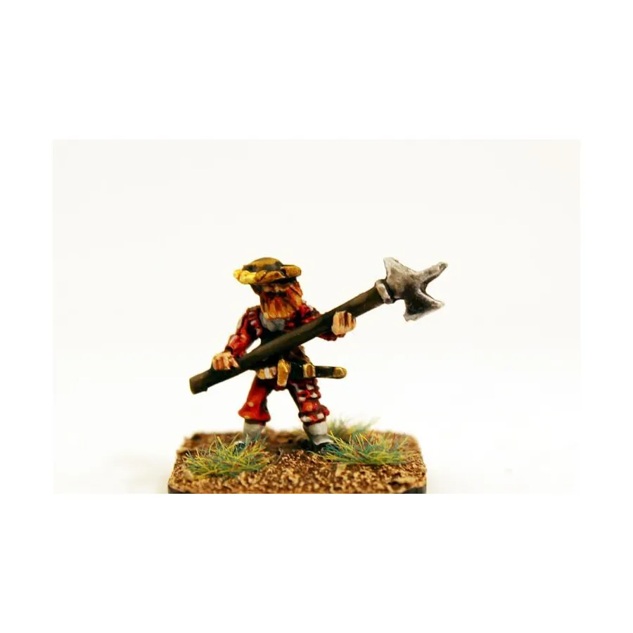 Ландскнехт с алебардой наступает, Altuos Historical Miniatures - Early 16th Century (15mm)
Ландскнехт с алебардой наступает, Altuos Historical Miniatures - Early 16th Century (15mm)