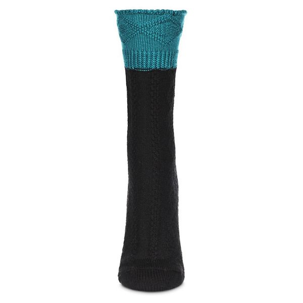 Женские носки Diamond Bits Soft-Fit двухцветные Memoi, Black
Женские носки Diamond Bits Soft-Fit двухцветные Memoi, Black