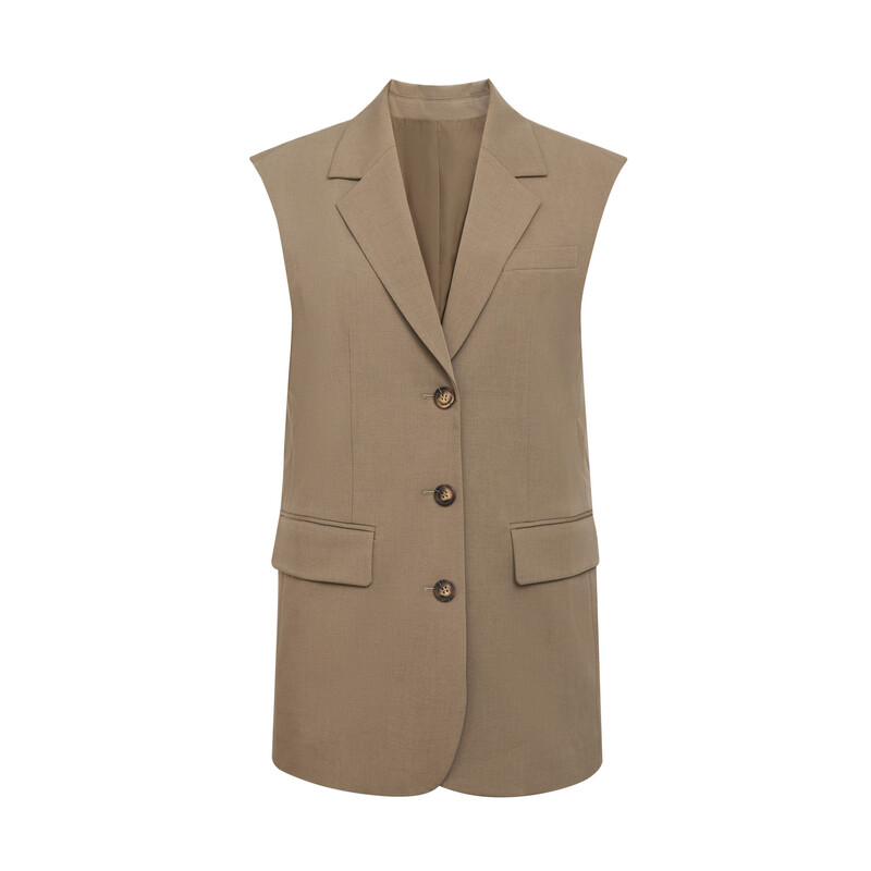 Жилет костюмный Deep Breath средней длины женская, черный
Жилет костюмный Deep Breath средней длины женская, черный