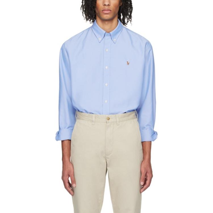 Polo Ralph Lauren Мужская синяя рубашка
Polo Ralph Lauren Мужская синяя рубашка